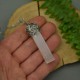 Wisiorek talizman selenit wire wrapping