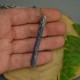 Naszyjnik talizman minimalistyczny surowy kyanit wire wrapping