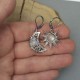 Asymetryczne kolczyki księżyc i słońce kamień księżycowy i kamień słoneczny, wire wrapping