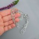 Oryginalne nausznice uszy elfa, kamień księżycowy wire wrapping