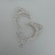 Nausznice uszy elfa z drutu kamień słoneczny wire wrapping