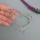 Nausznice uszy elfa z drutu kamień słoneczny wire wrapping