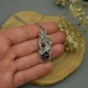 Oryginalny wisiorek ametyst, wire wrapping