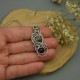 Oryginalny wisiorek ametyst, wire wrapping