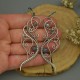 Długie unikatowe kolczyki niebieskie labradoryty wire wrapping
