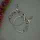 Kolczyki koła lapis lazuli wire wrapping