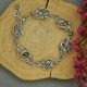 Bransoletka kolorowe labradoryty, wire wrapping