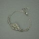 Bransoletka niebieski labradoryt, wire wrapping