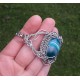 Bransoletka agat crazy lace, wire wrapping