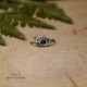Mini pierścionek regulowany z lapis lazuli
