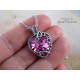 Kolczyki serca Swarovski Vitrail Medium, wire wrapping