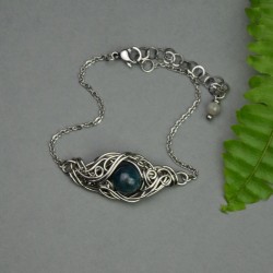 Bransoletka apatyt wire wrapping