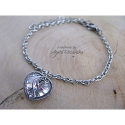 Bransoletka Swarovski, wire wrapping