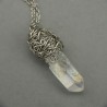 Wisiorek talizman kryształ Anielska Aura 17 wire wrapping