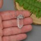 Minimalistyczny naszyjnik talizman surowy kryształ górski